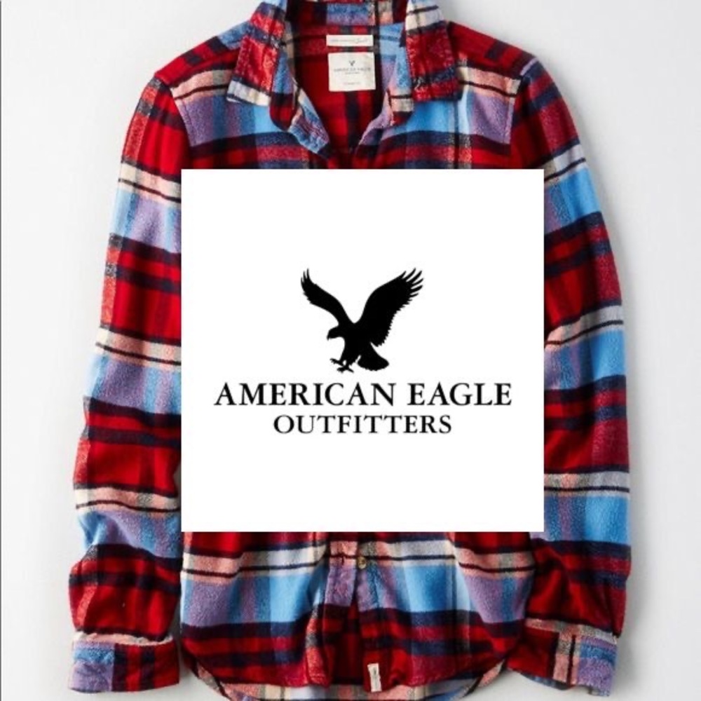❤️ 5/25 Like NEW American Eagle AHH-MAZINGLY Soft Flannel Shirt